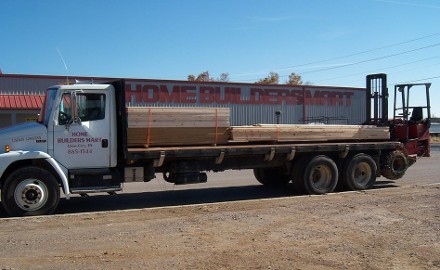 Lumber on a Truck